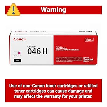 Amazon.com: Canon Genuine 046 Magenta Toner Cartridge High
